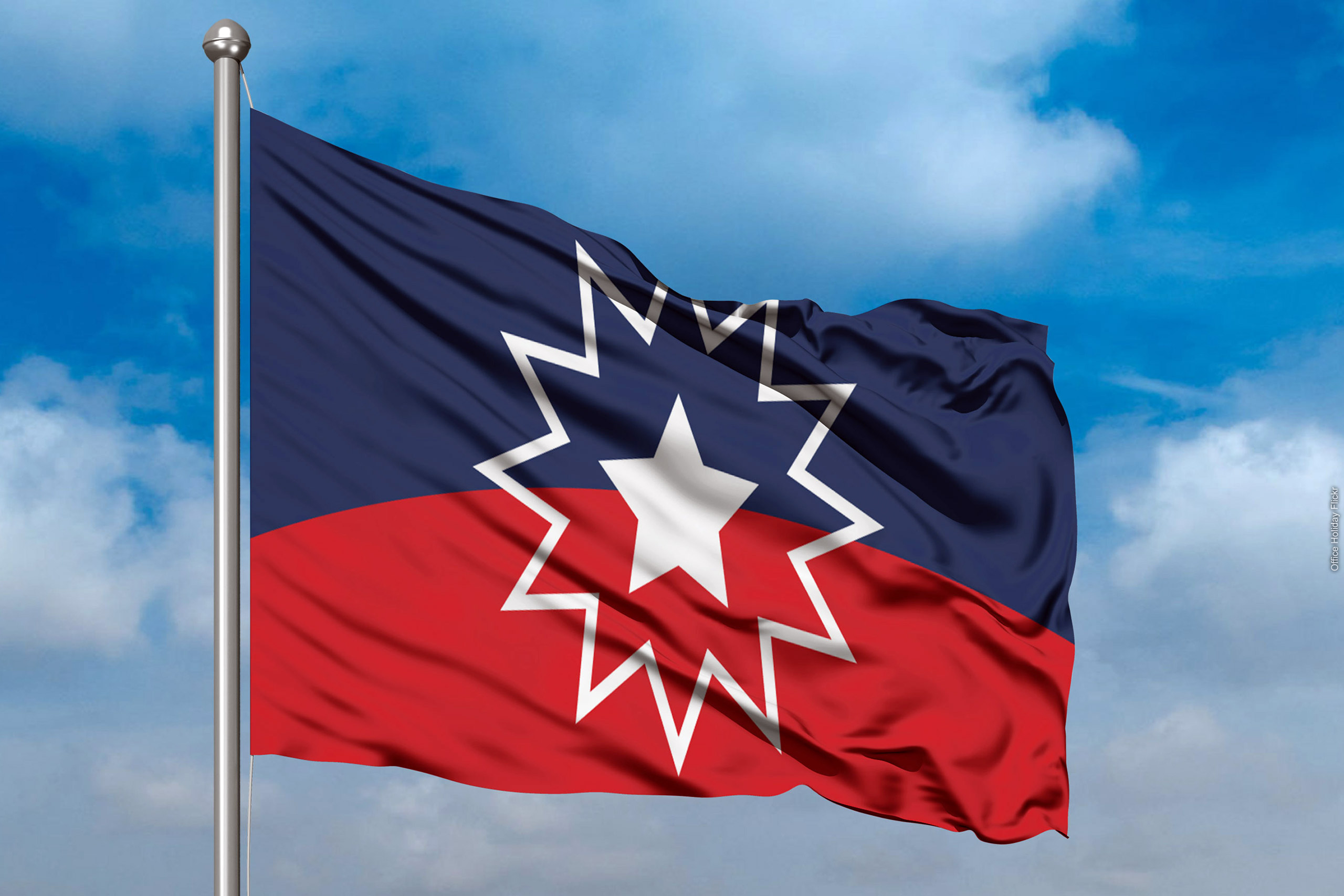 The Juneteenth flag